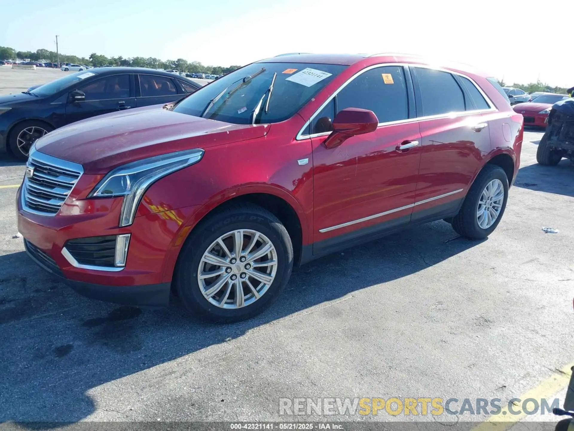 2 Photograph of a damaged car 1GYKNARS9KZ173920 CADILLAC XT5 2019