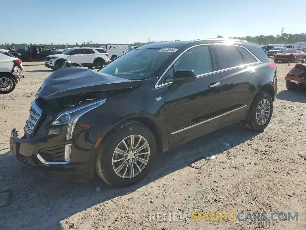 1 Photograph of a damaged car 1GYKNCRS0KZ180203 CADILLAC XT5 2019