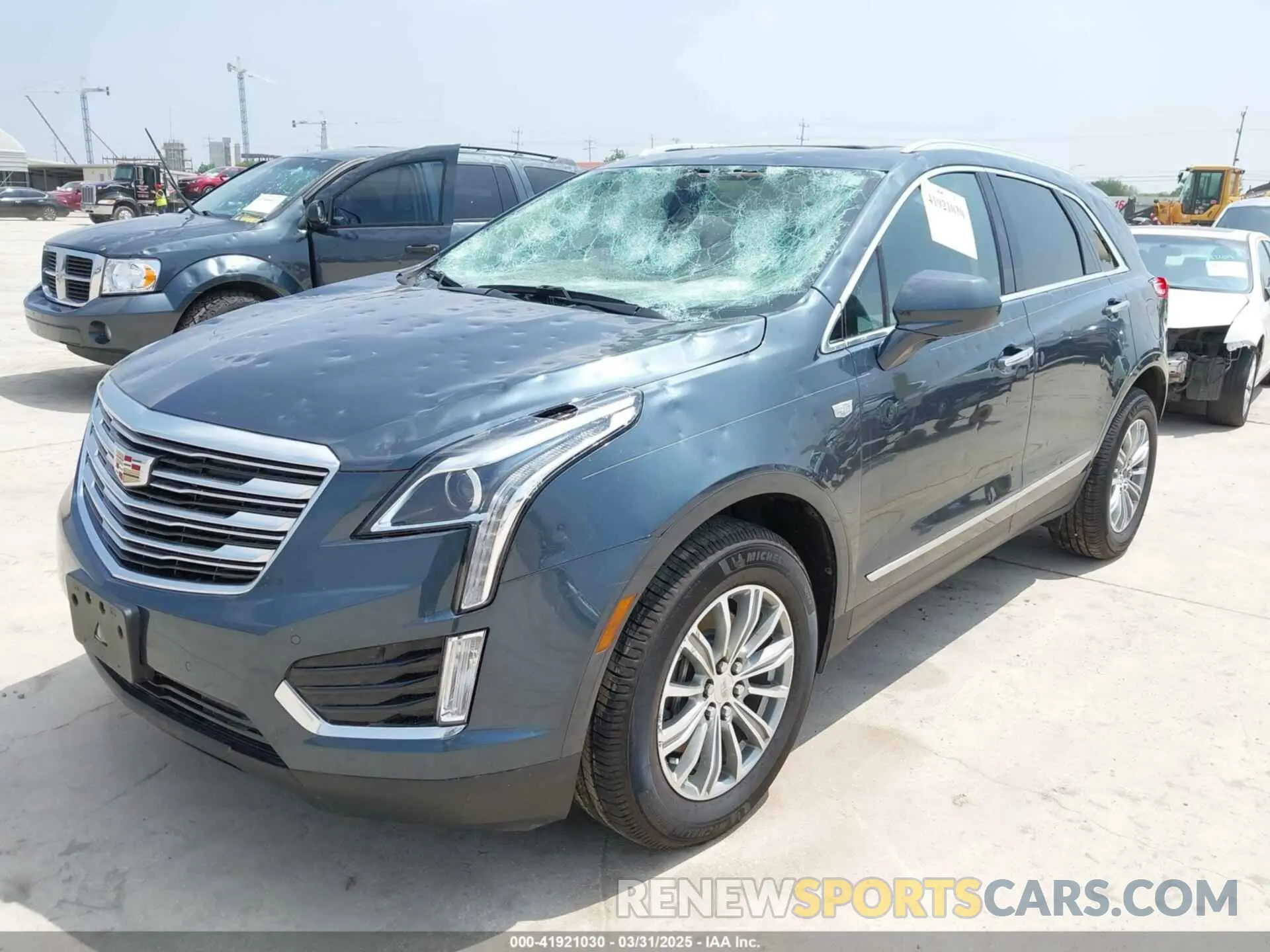 2 Photograph of a damaged car 1GYKNCRS1KZ259282 CADILLAC XT5 2019