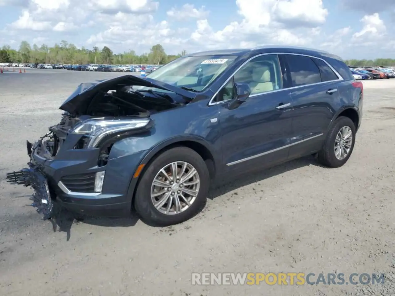 1 Photograph of a damaged car 1GYKNCRS2KZ241647 CADILLAC XT5 2019