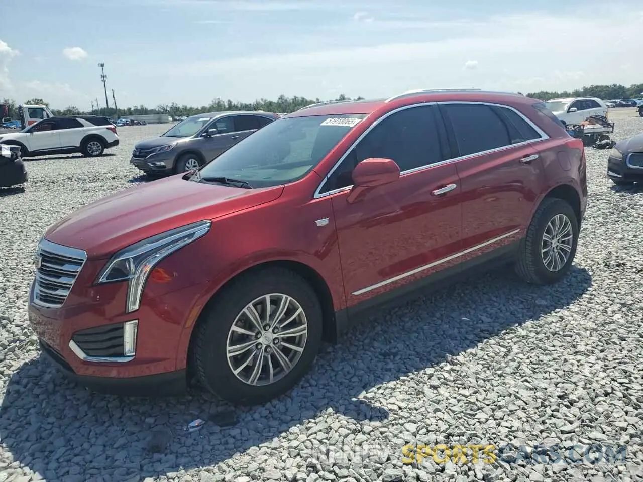 1 Photograph of a damaged car 1GYKNCRS7KZ246052 CADILLAC XT5 2019