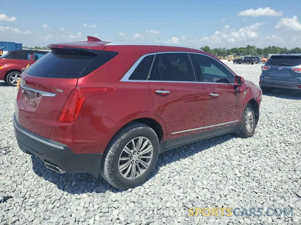 3 Photograph of a damaged car 1GYKNCRS7KZ246052 CADILLAC XT5 2019
