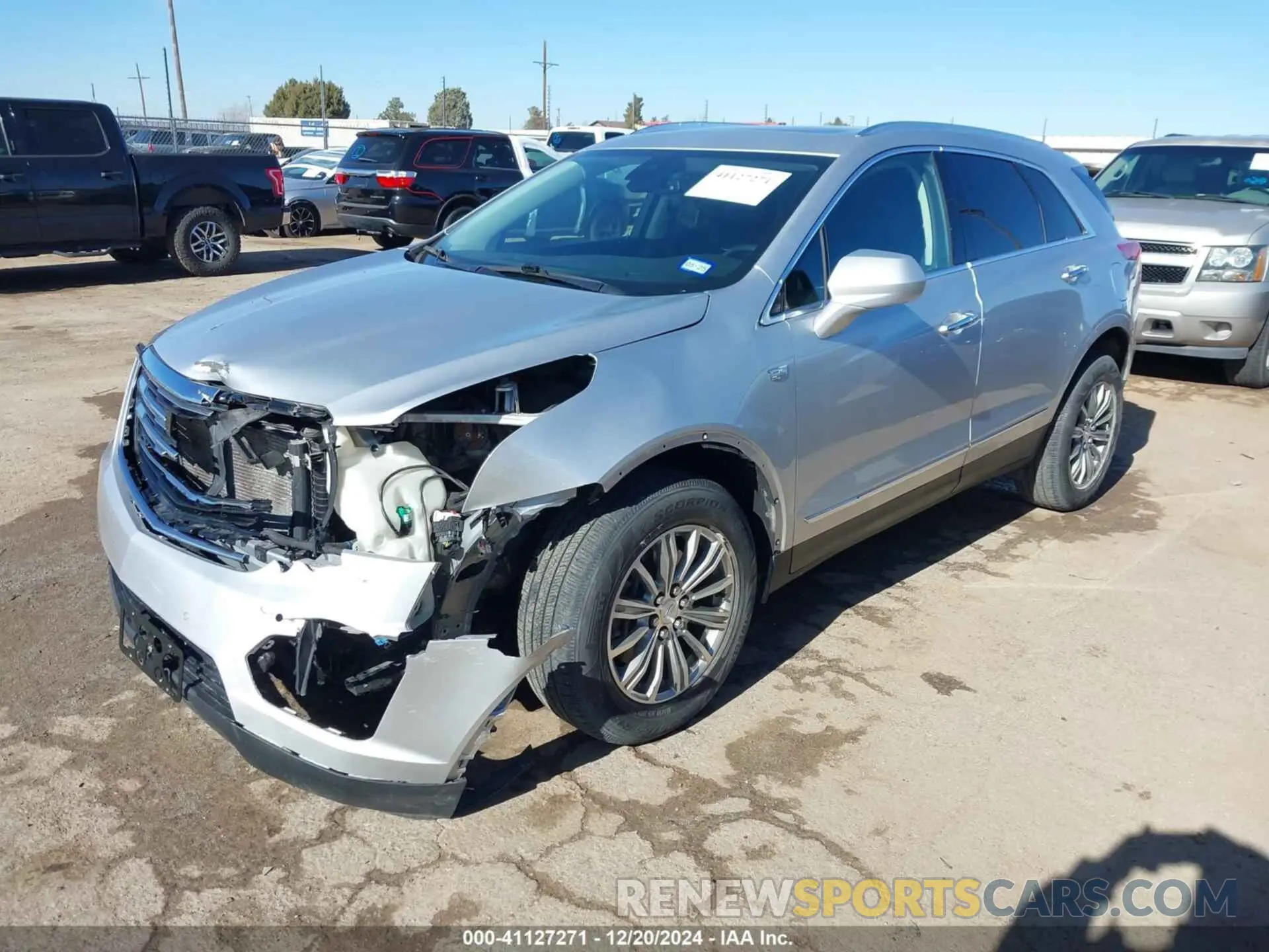 2 Photograph of a damaged car 1GYKNCRS8KZ102381 CADILLAC XT5 2019