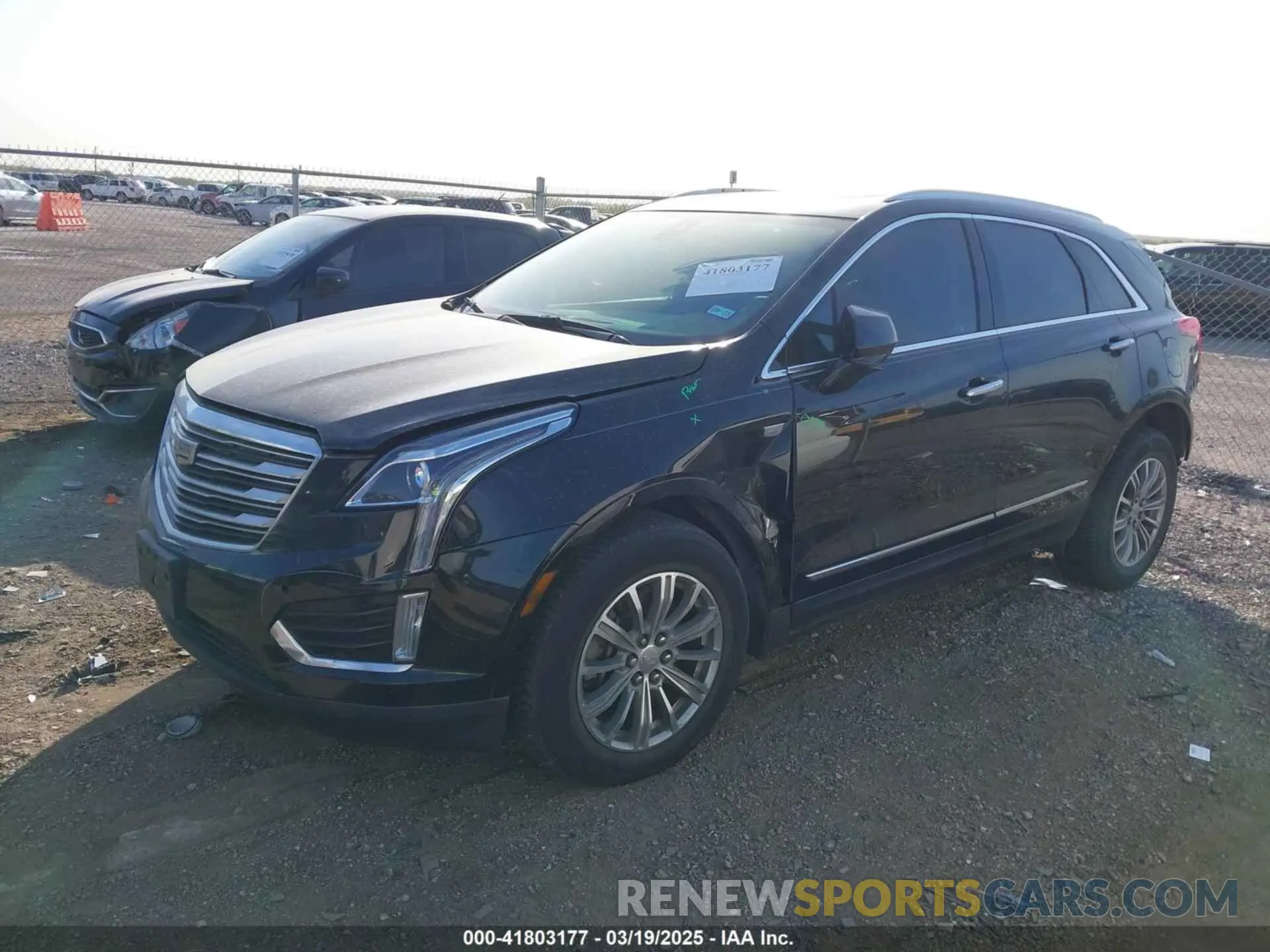 2 Photograph of a damaged car 1GYKNCRS8KZ174648 CADILLAC XT5 2019