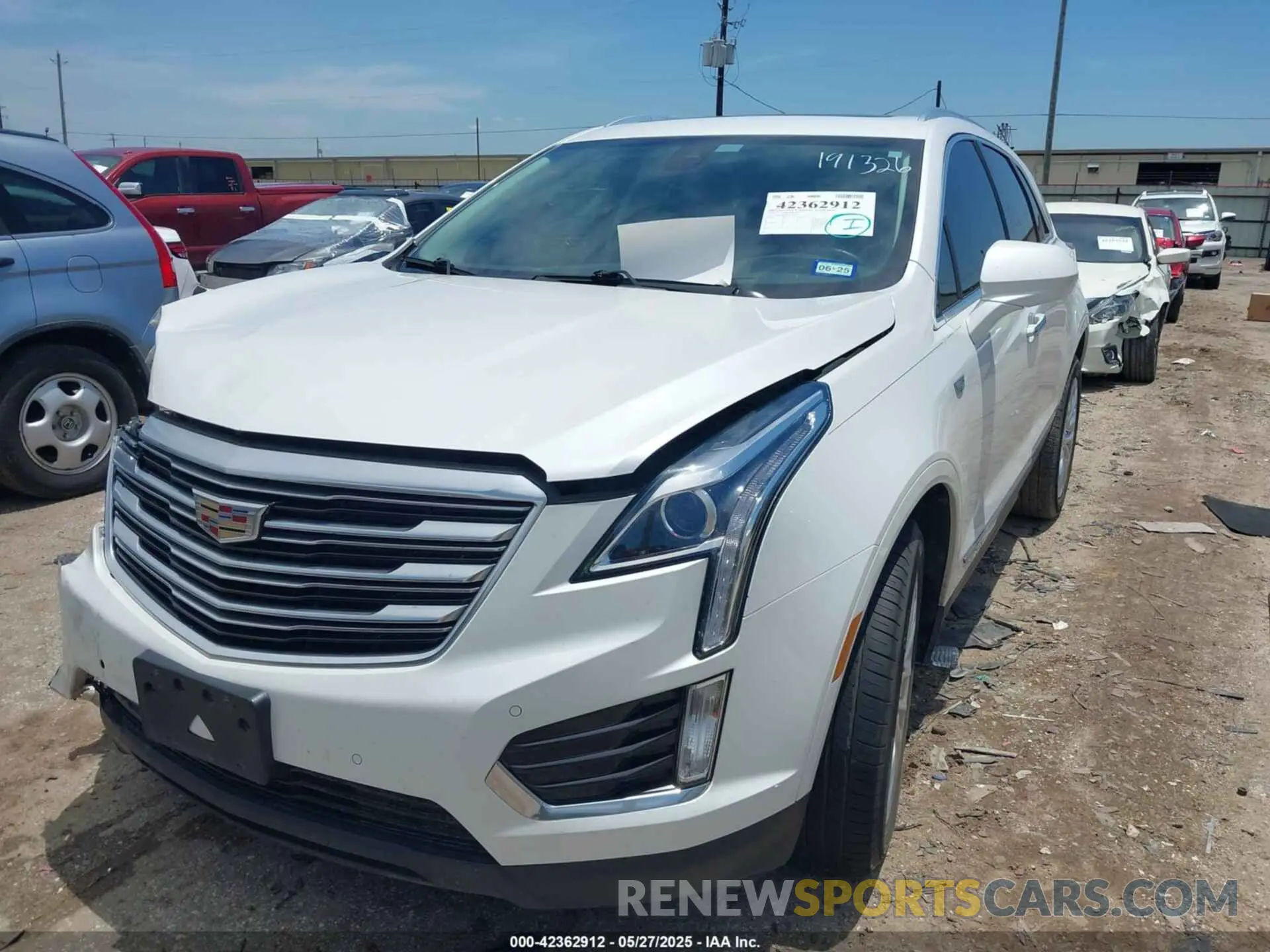 2 Photograph of a damaged car 1GYKNCRS8KZ187321 CADILLAC XT5 2019