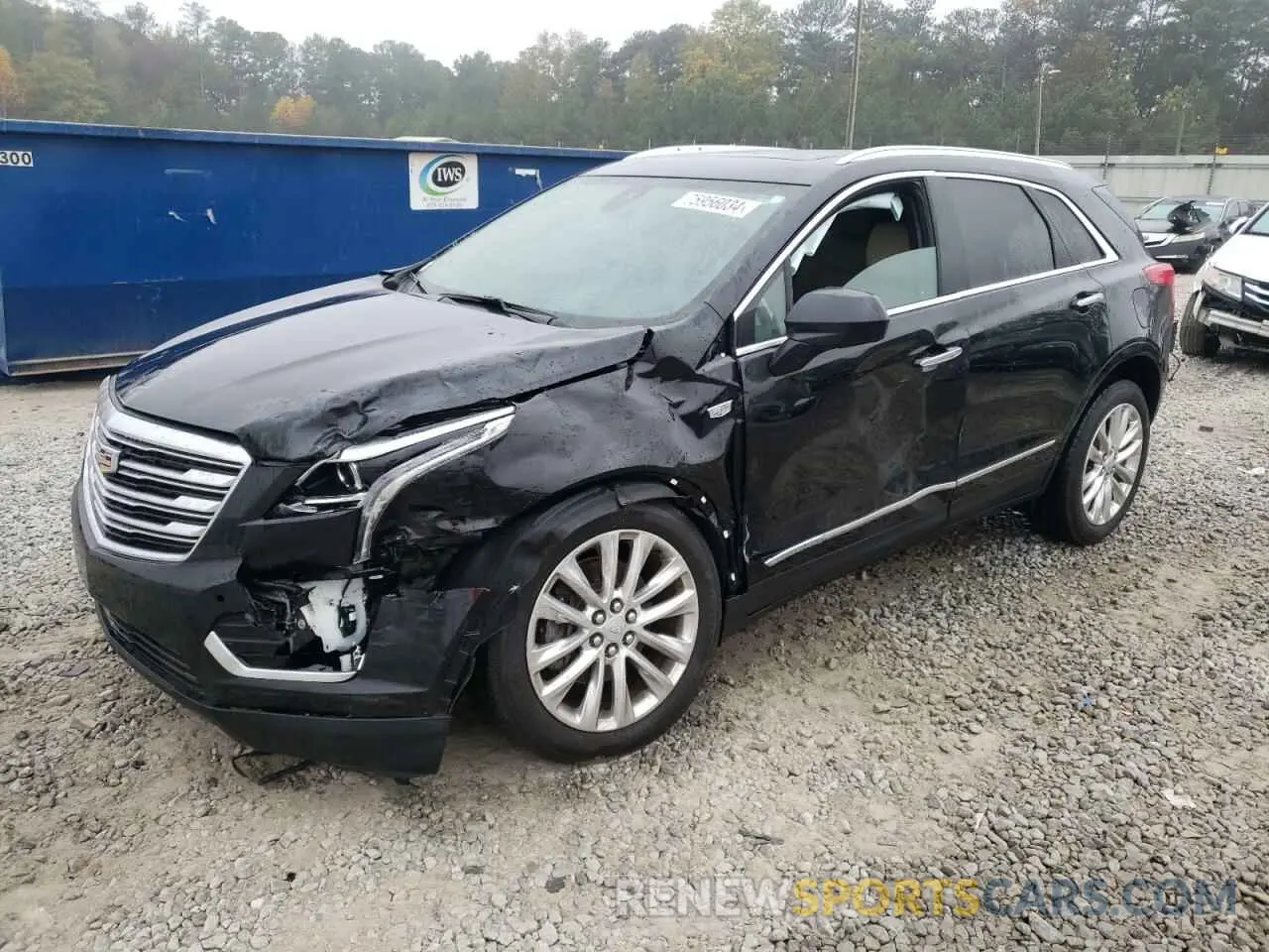 1 Photograph of a damaged car 1GYKNCRS8KZ196892 CADILLAC XT5 2019