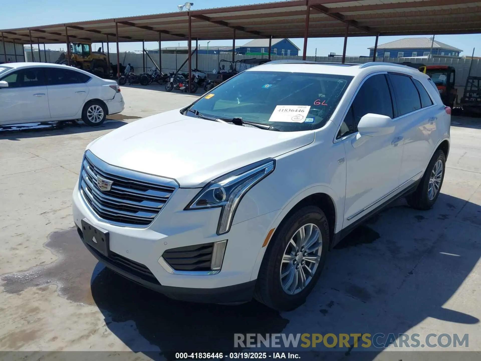 2 Photograph of a damaged car 1GYKNCRS9KZ138936 CADILLAC XT5 2019