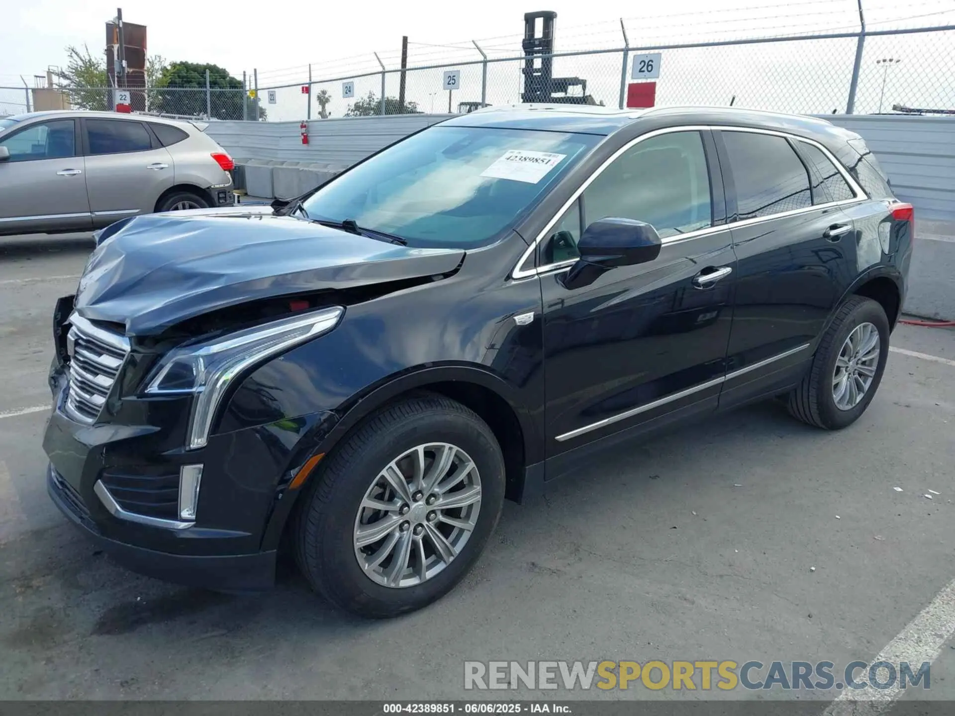 2 Photograph of a damaged car 1GYKNCRS9KZ173699 CADILLAC XT5 2019