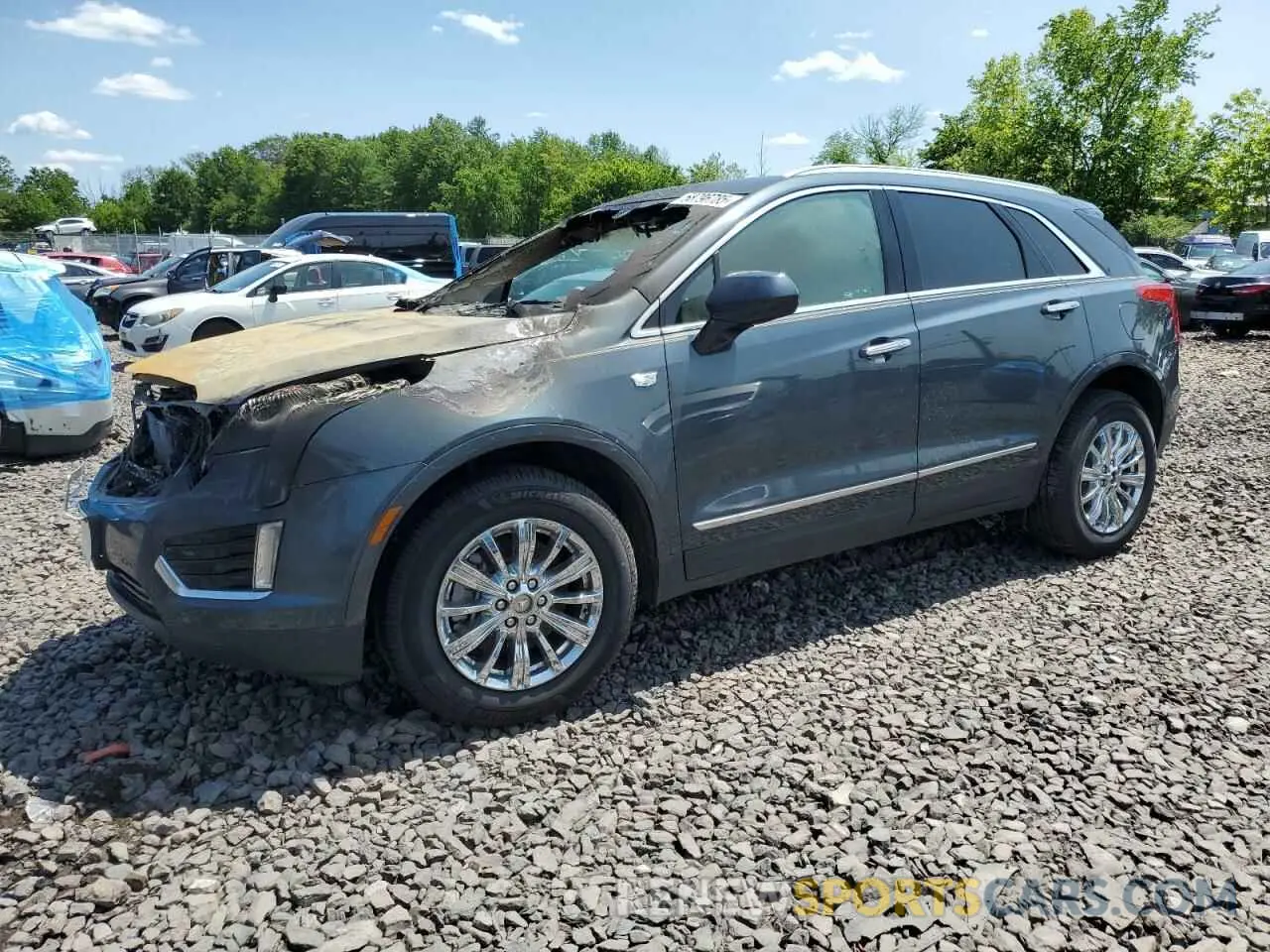 1 Photograph of a damaged car 1GYKNDRS1KZ135082 CADILLAC XT5 2019