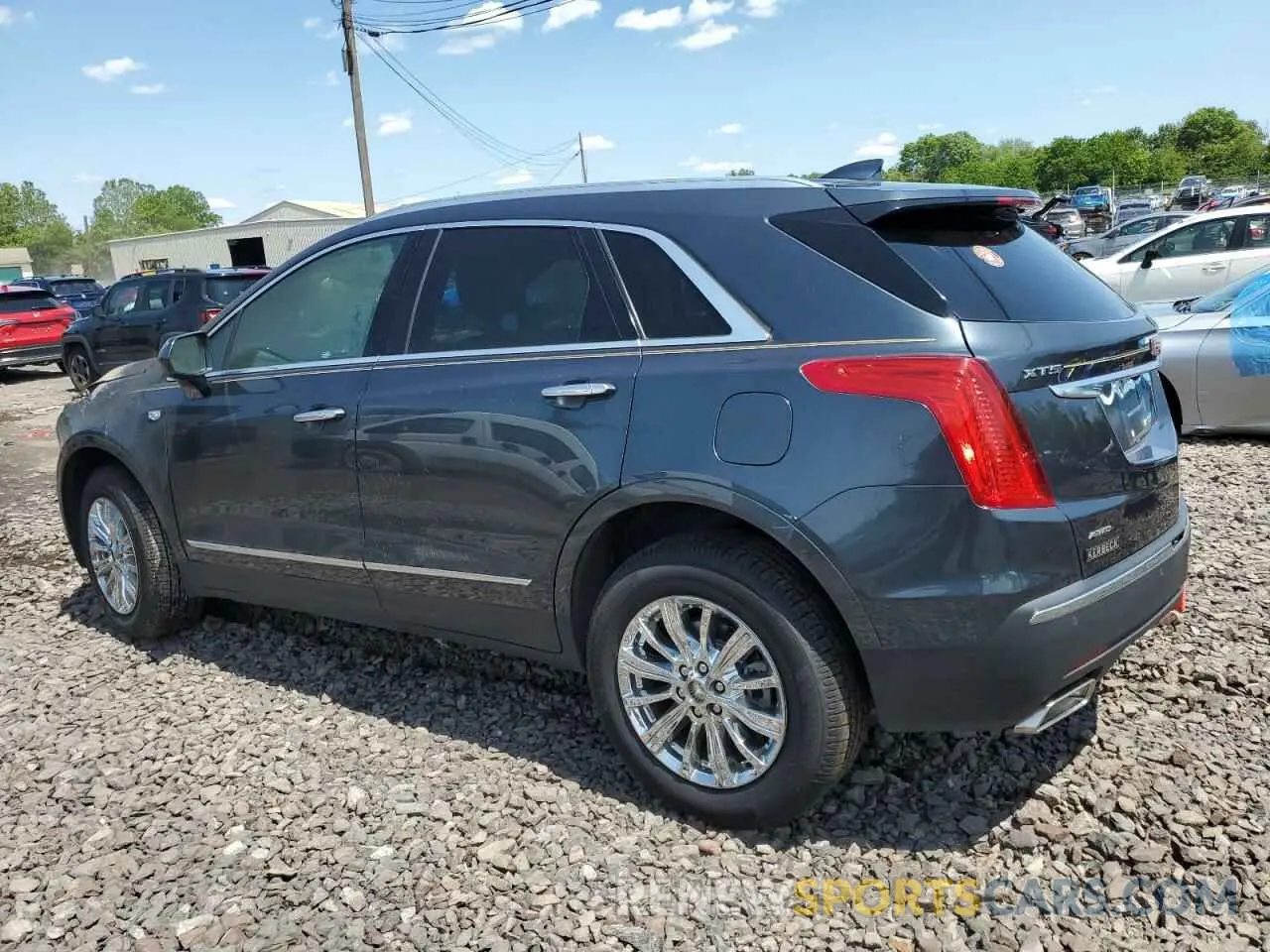 2 Photograph of a damaged car 1GYKNDRS1KZ135082 CADILLAC XT5 2019