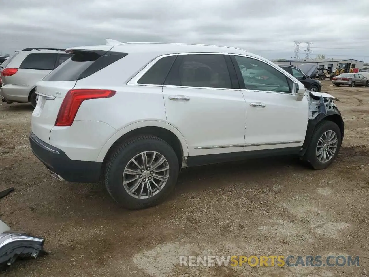 3 Photograph of a damaged car 1GYKNDRS2KZ200764 CADILLAC XT5 2019