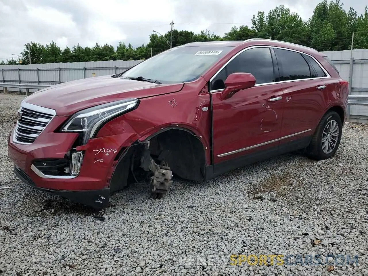 1 Photograph of a damaged car 1GYKNDRS4KZ241140 CADILLAC XT5 2019