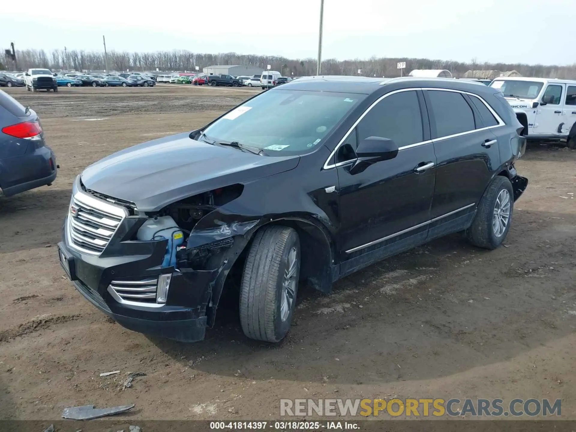 2 Photograph of a damaged car 1GYKNDRS5KZ172975 CADILLAC XT5 2019