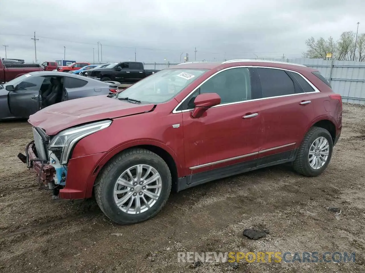 1 Photograph of a damaged car 1GYKNDRS7KZ171794 CADILLAC XT5 2019