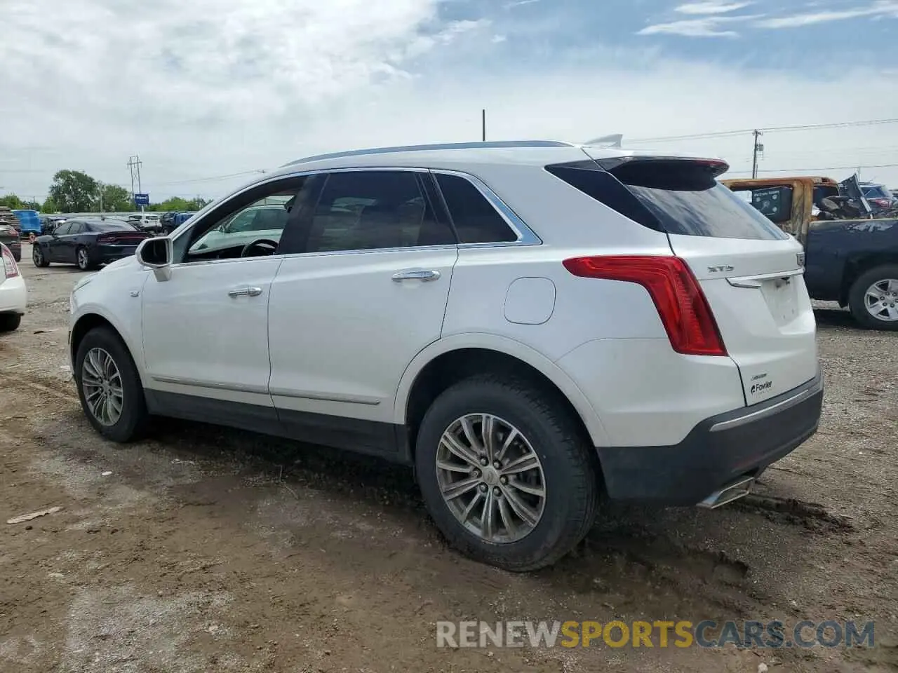 2 Photograph of a damaged car 1GYKNDRS7KZ214644 CADILLAC XT5 2019