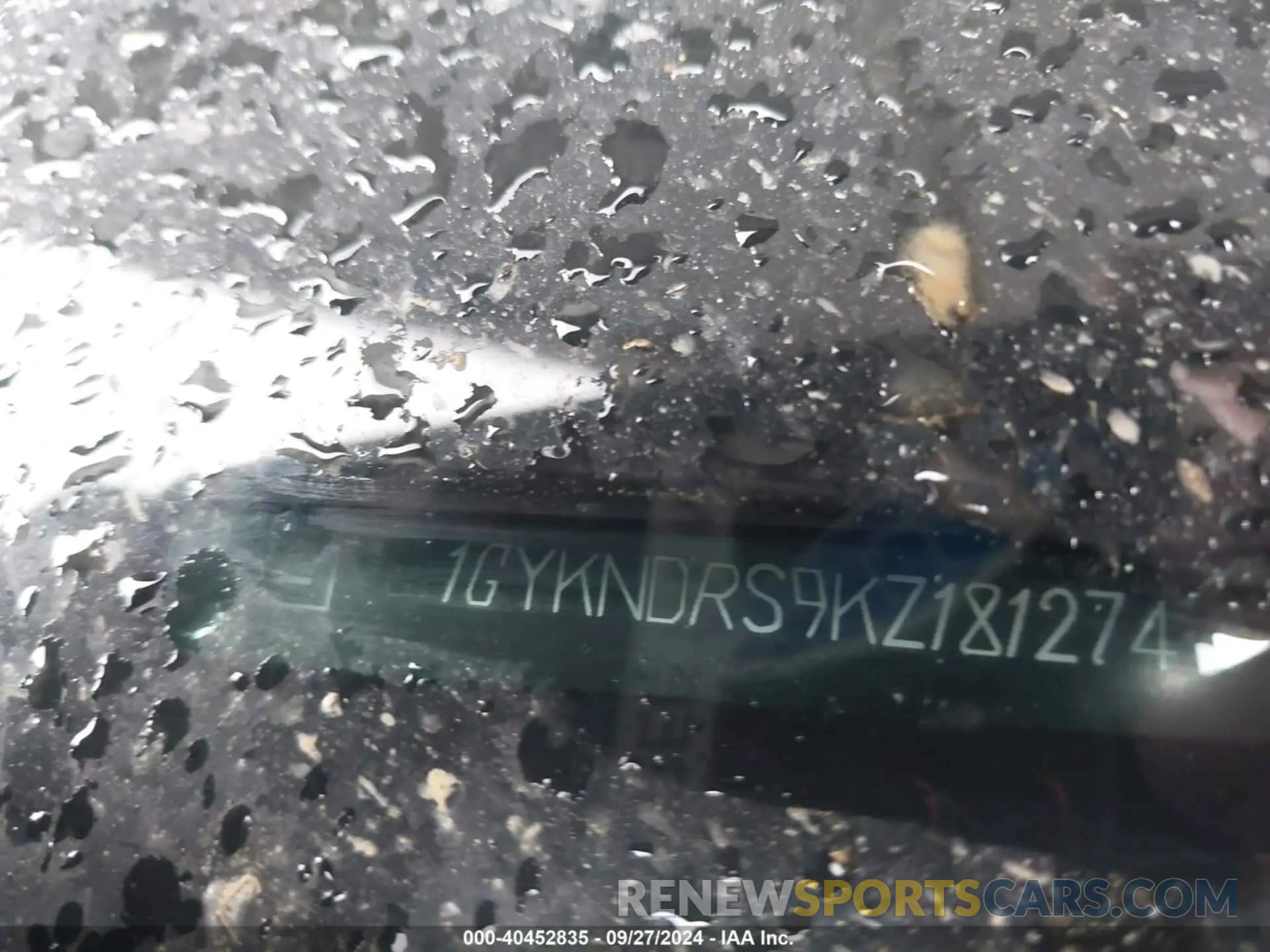 9 Photograph of a damaged car 1GYKNDRS9KZ181274 CADILLAC XT5 2019