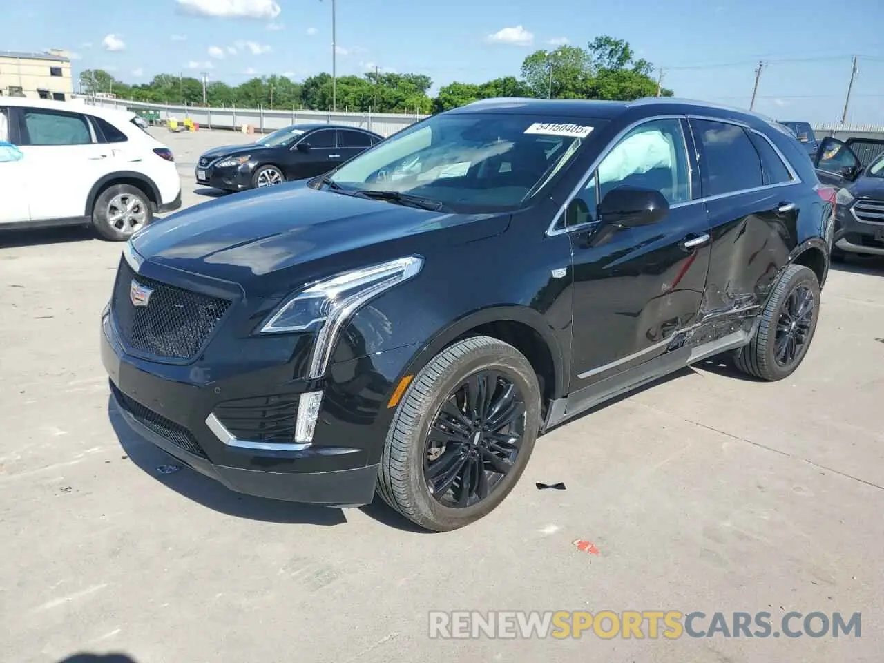 1 Photograph of a damaged car 1GYKNERS1KZ284355 CADILLAC XT5 2019