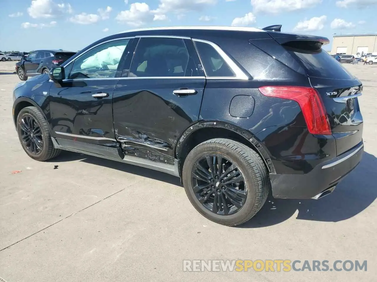 2 Photograph of a damaged car 1GYKNERS1KZ284355 CADILLAC XT5 2019