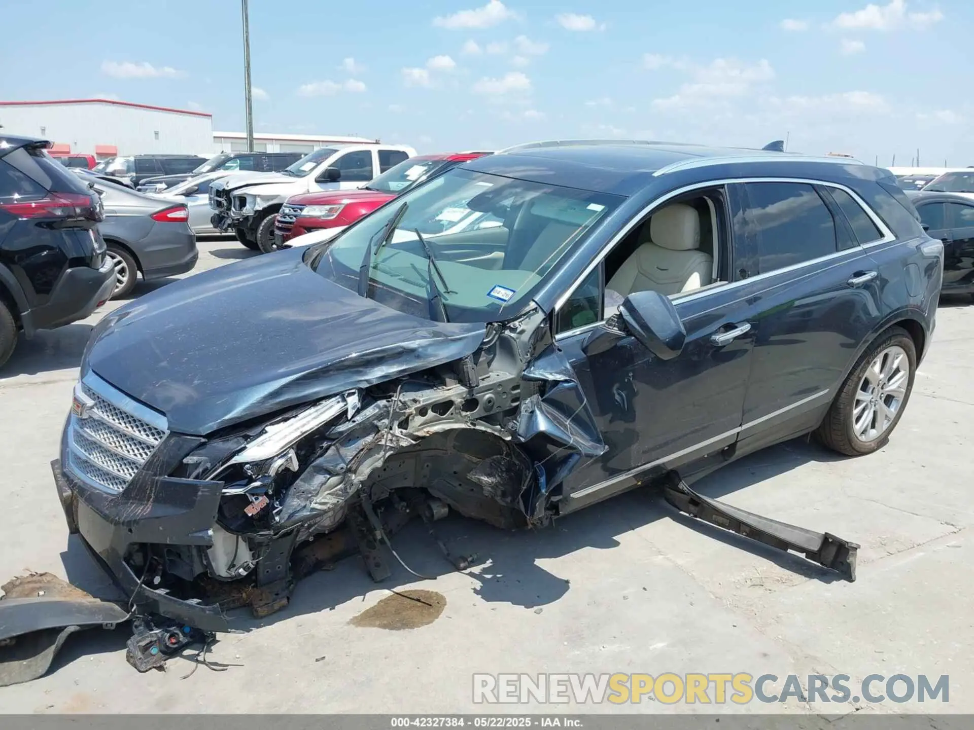 2 Photograph of a damaged car 1GYKNERS7KZ210289 CADILLAC XT5 2019