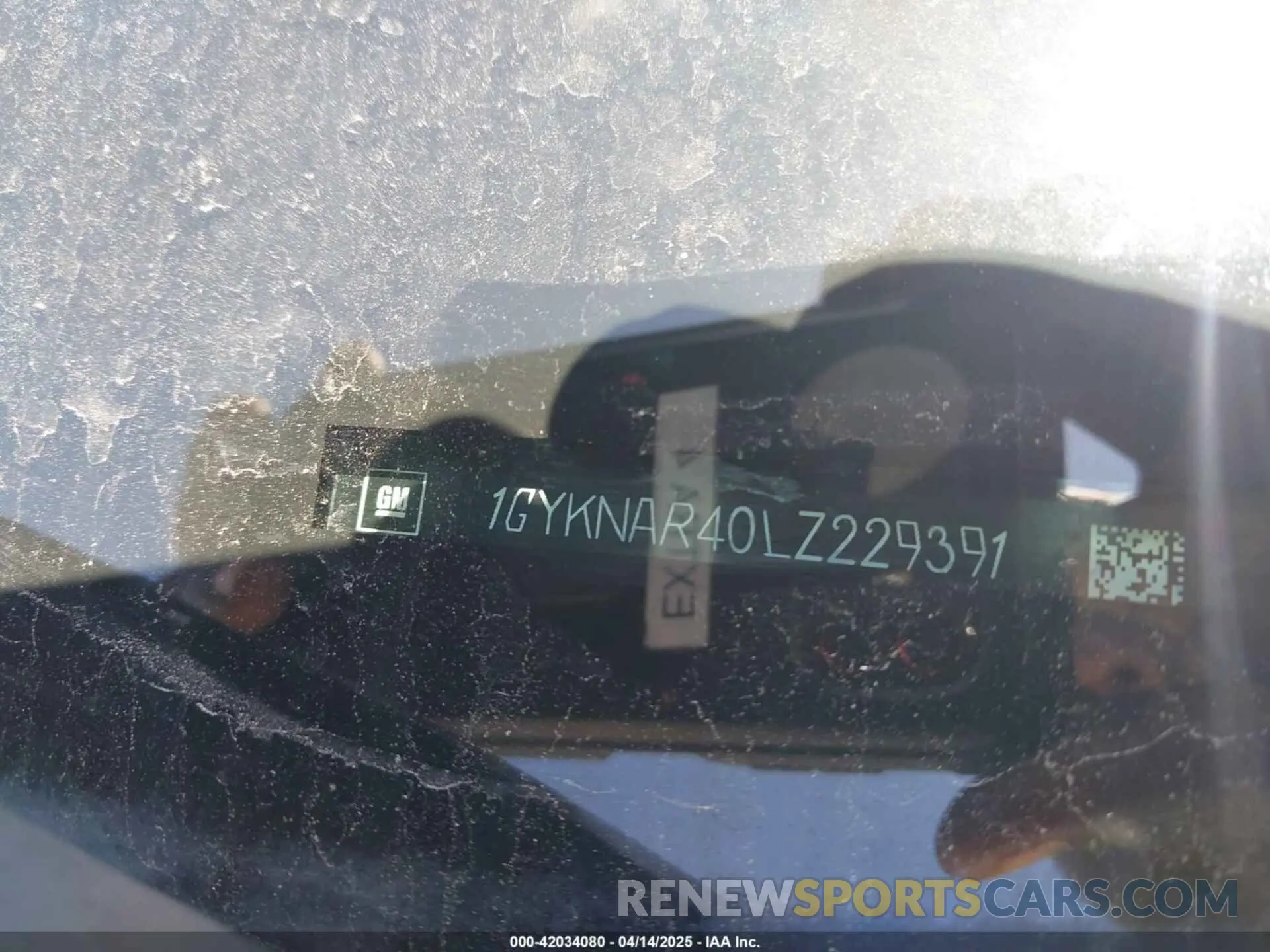 9 Photograph of a damaged car 1GYKNAR40LZ229391 CADILLAC XT5 2020