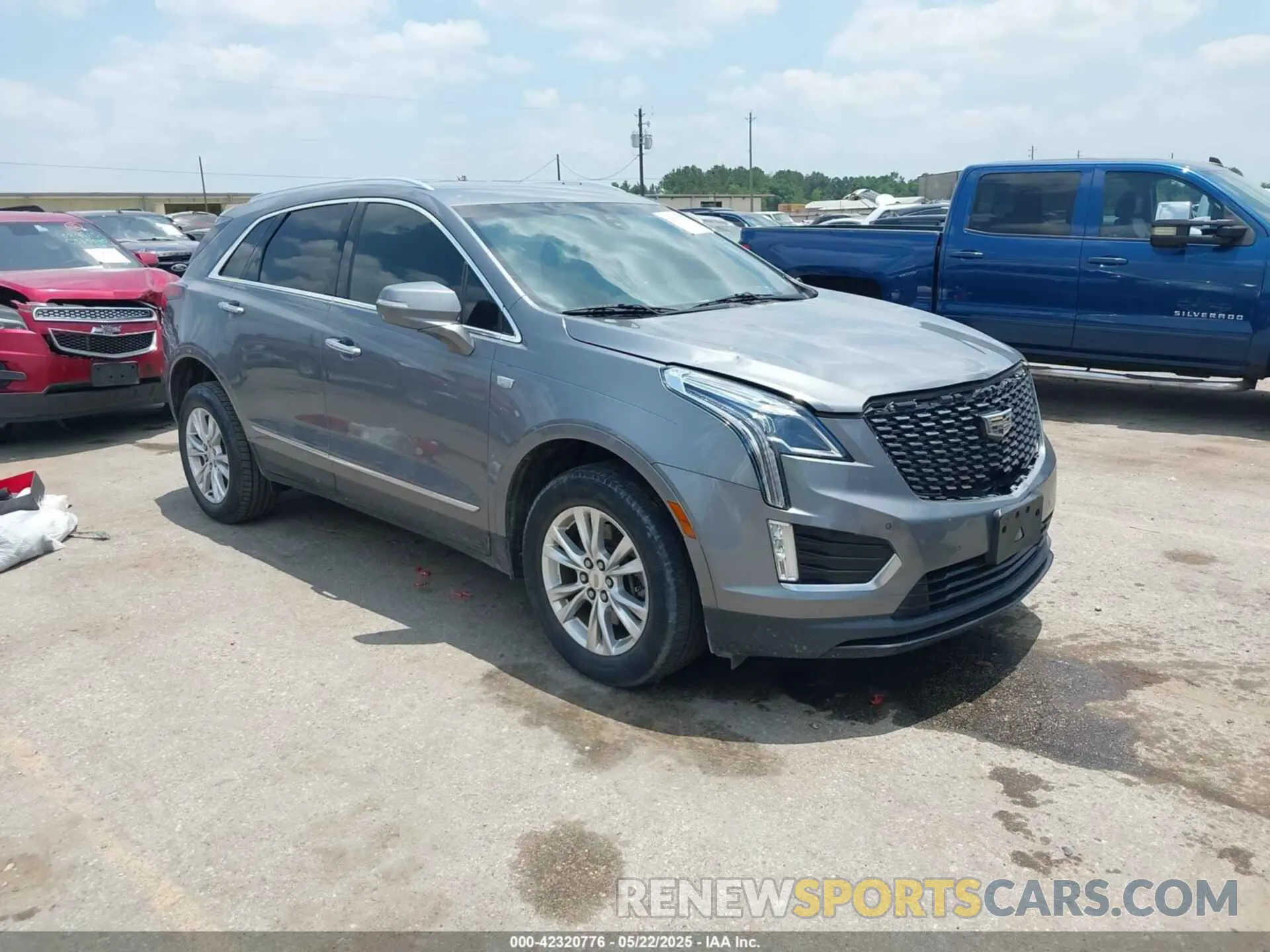 1 Photograph of a damaged car 1GYKNAR44LZ213453 CADILLAC XT5 2020