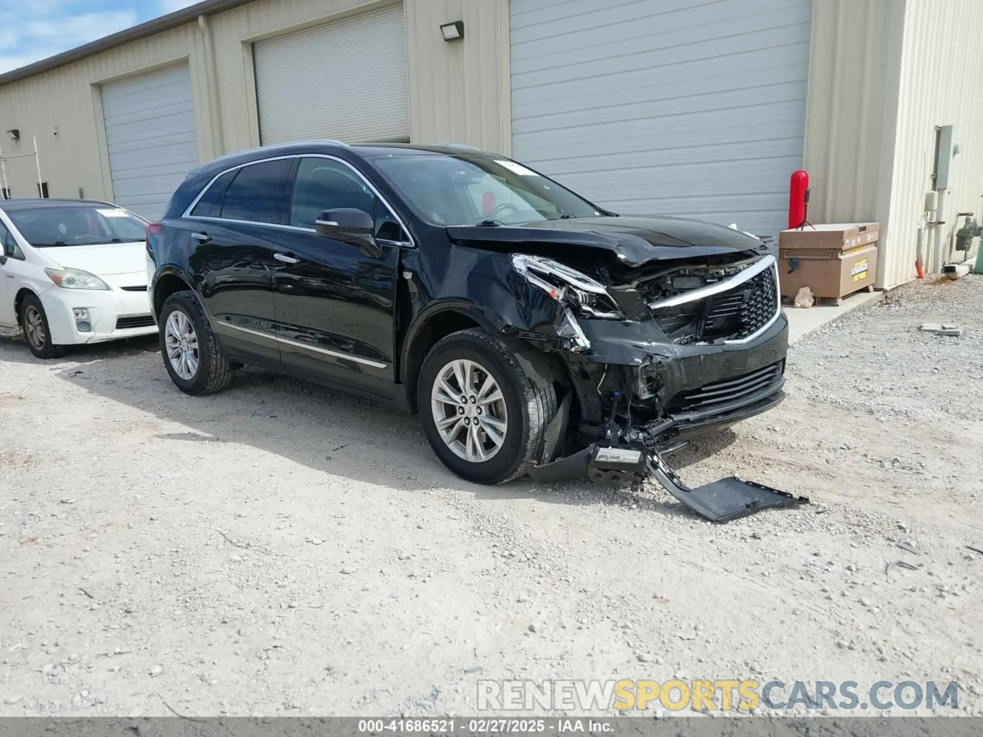 1 Photograph of a damaged car 1GYKNAR47LZ233129 CADILLAC XT5 2020