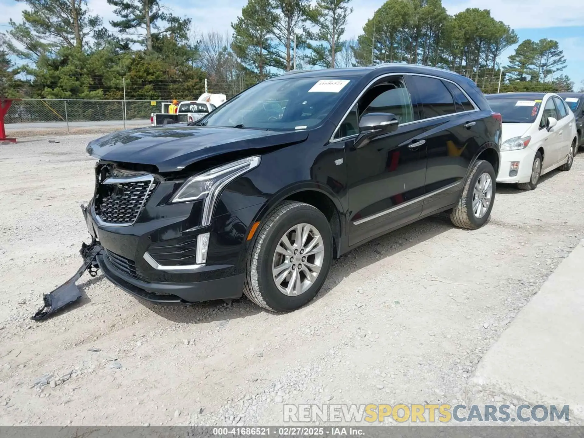 2 Photograph of a damaged car 1GYKNAR47LZ233129 CADILLAC XT5 2020