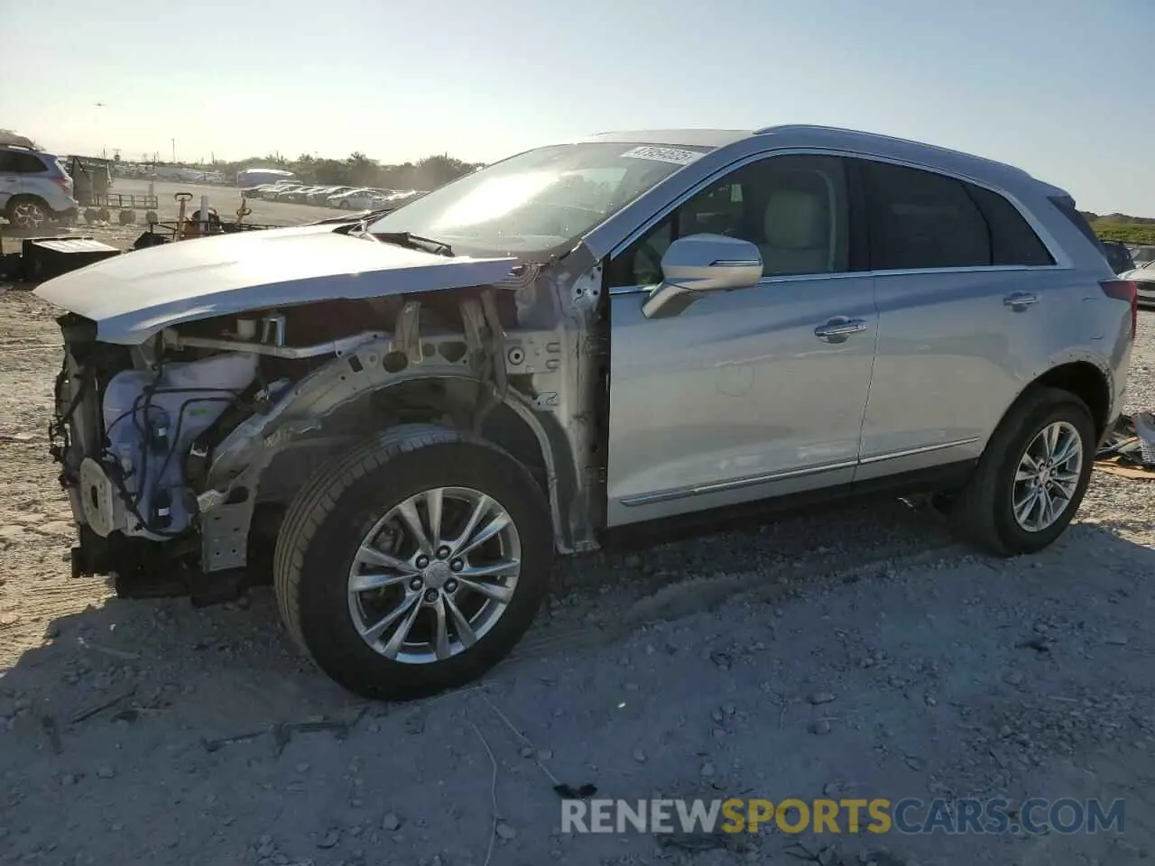 1 Photograph of a damaged car 1GYKNCR42LZ193456 CADILLAC XT5 2020