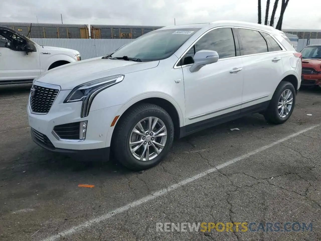 1 Photograph of a damaged car 1GYKNCRS4LZ196602 CADILLAC XT5 2020