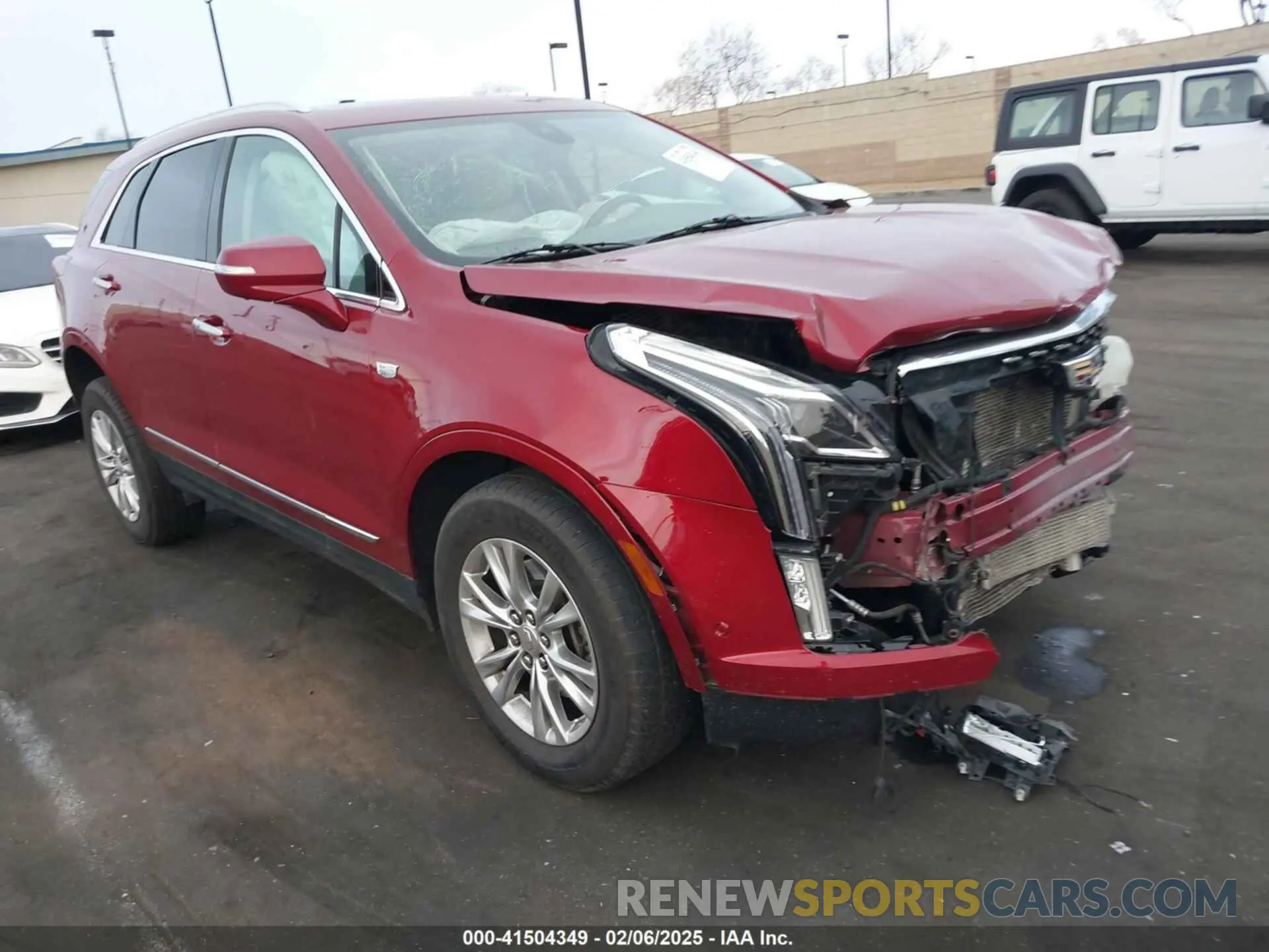 1 Photograph of a damaged car 1GYKNDRS0LZ195095 CADILLAC XT5 2020