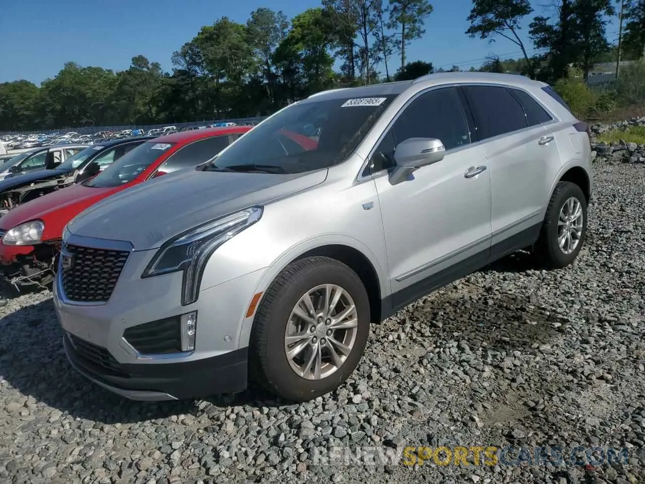 1 Photograph of a damaged car 1GYKNDRS2LZ148473 CADILLAC XT5 2020