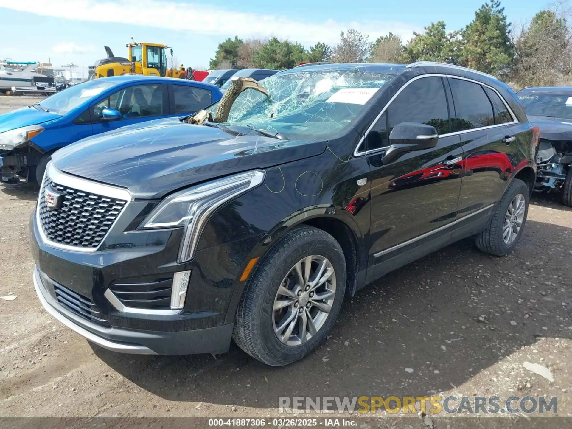 2 Photograph of a damaged car 1GYKNDRS3LZ107687 CADILLAC XT5 2020