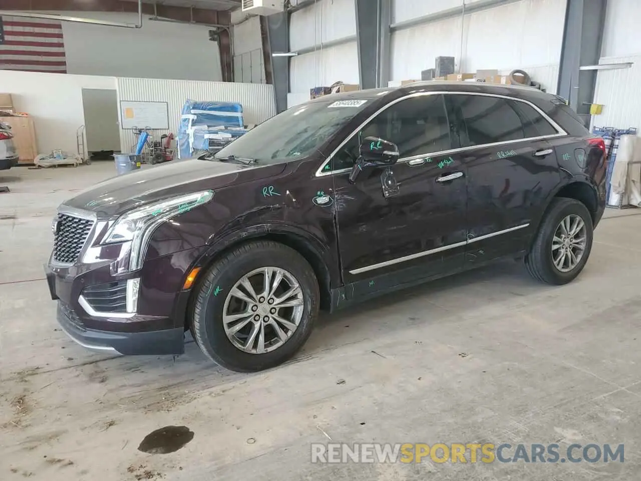 1 Photograph of a damaged car 1GYKNDRS3LZ148787 CADILLAC XT5 2020