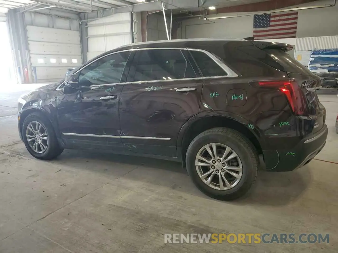 2 Photograph of a damaged car 1GYKNDRS3LZ148787 CADILLAC XT5 2020