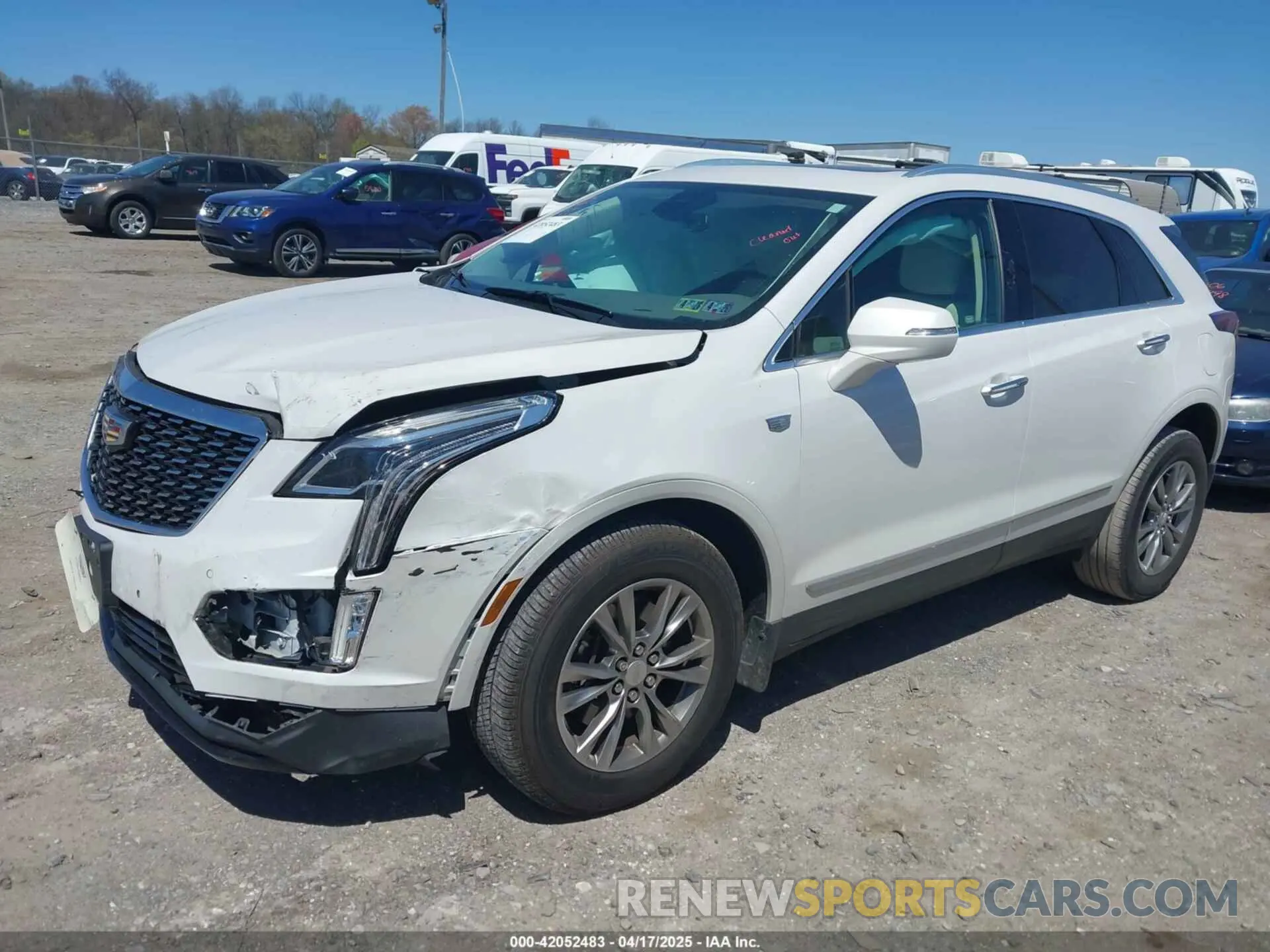 2 Photograph of a damaged car 1GYKNDRS8LZ233284 CADILLAC XT5 2020