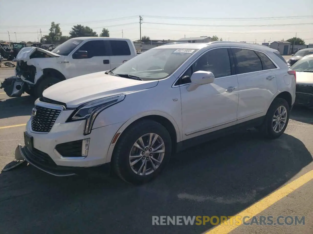 1 Photograph of a damaged car 1GYKNDRSXLZ186890 CADILLAC XT5 2020