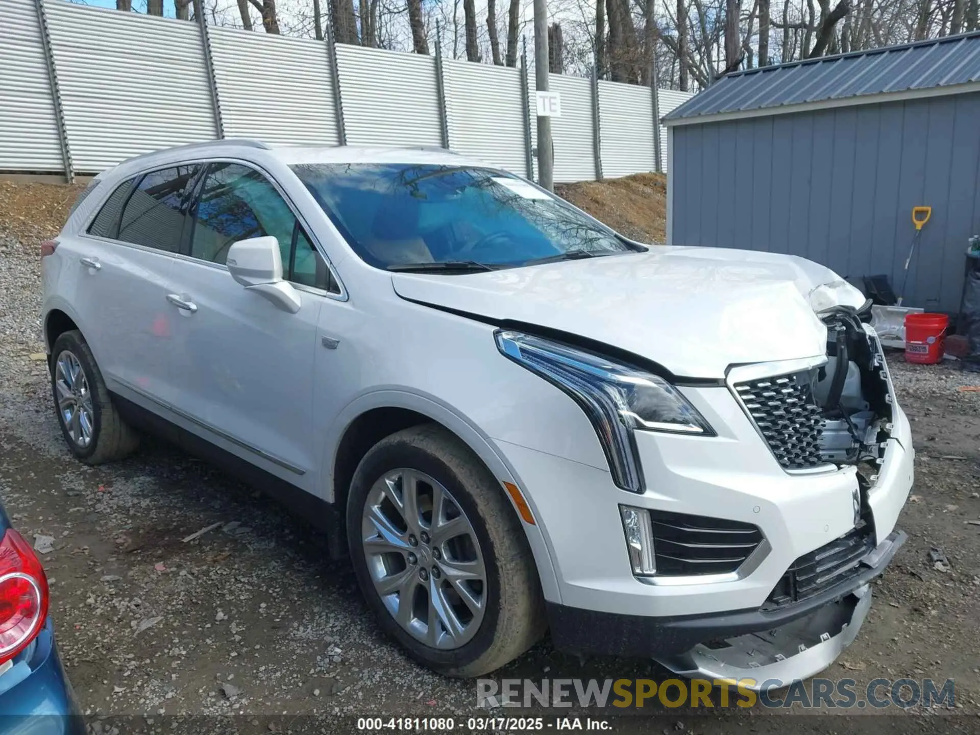 1 Photograph of a damaged car 1GYKNDRSXLZ205681 CADILLAC XT5 2020