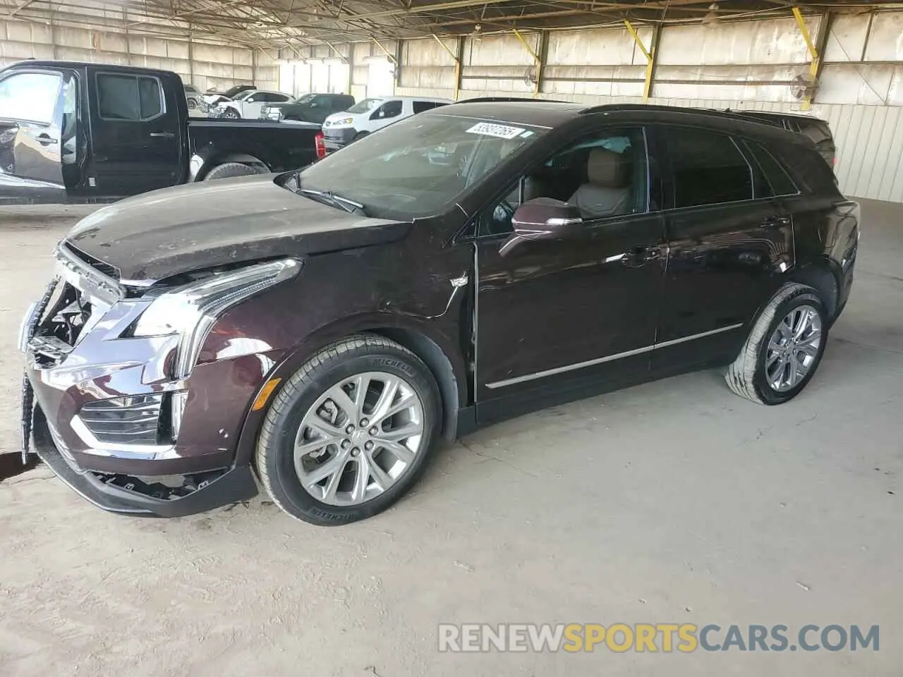 1 Photograph of a damaged car 1GYKNGRS1LZ144464 CADILLAC XT5 2020