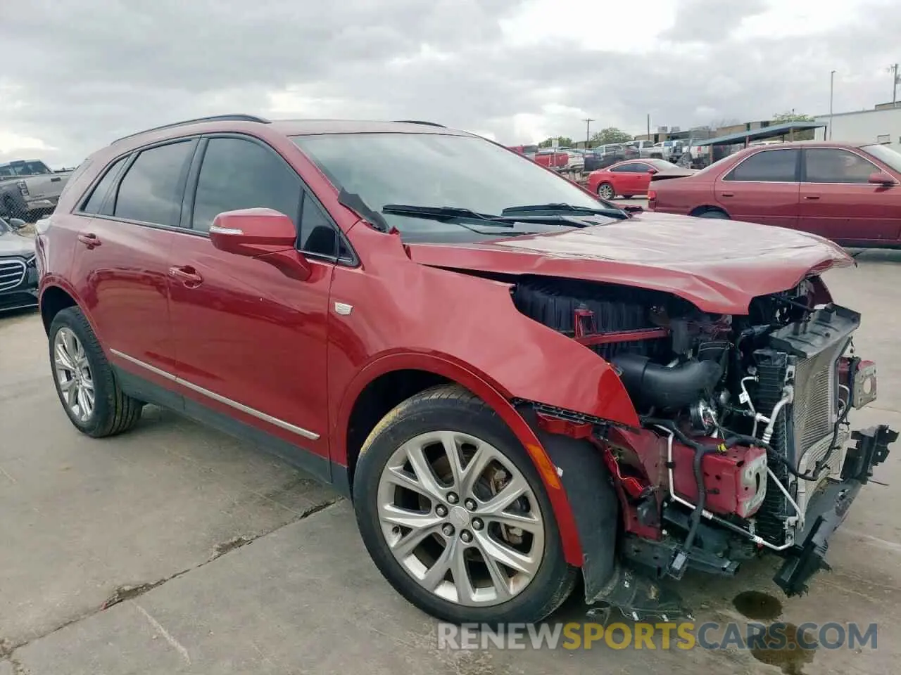 4 Photograph of a damaged car 1GYKNGRSXLZ224734 CADILLAC XT5 2020
