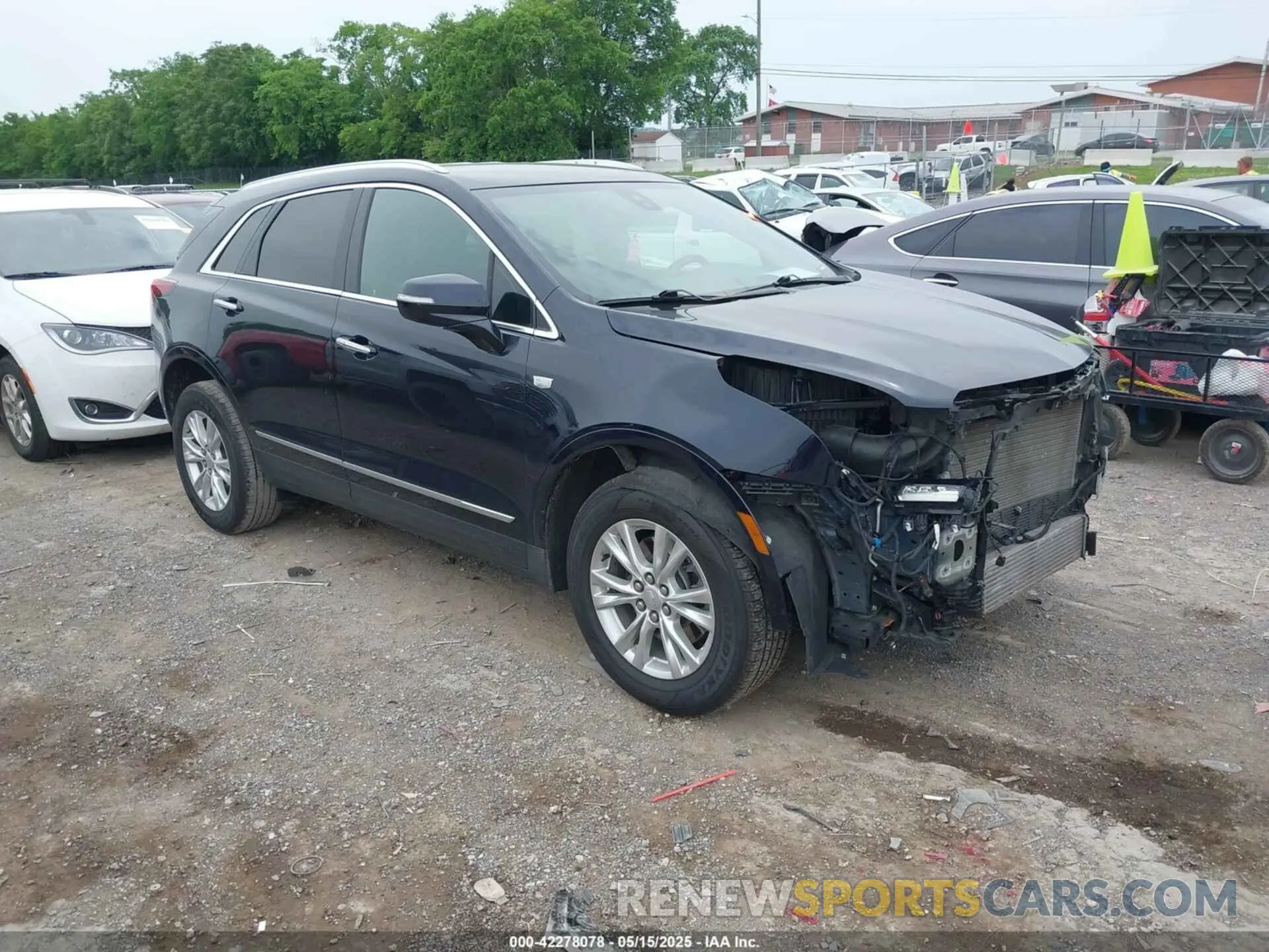 1 Photograph of a damaged car 1GYKNAR42MZ131870 CADILLAC XT5 2021