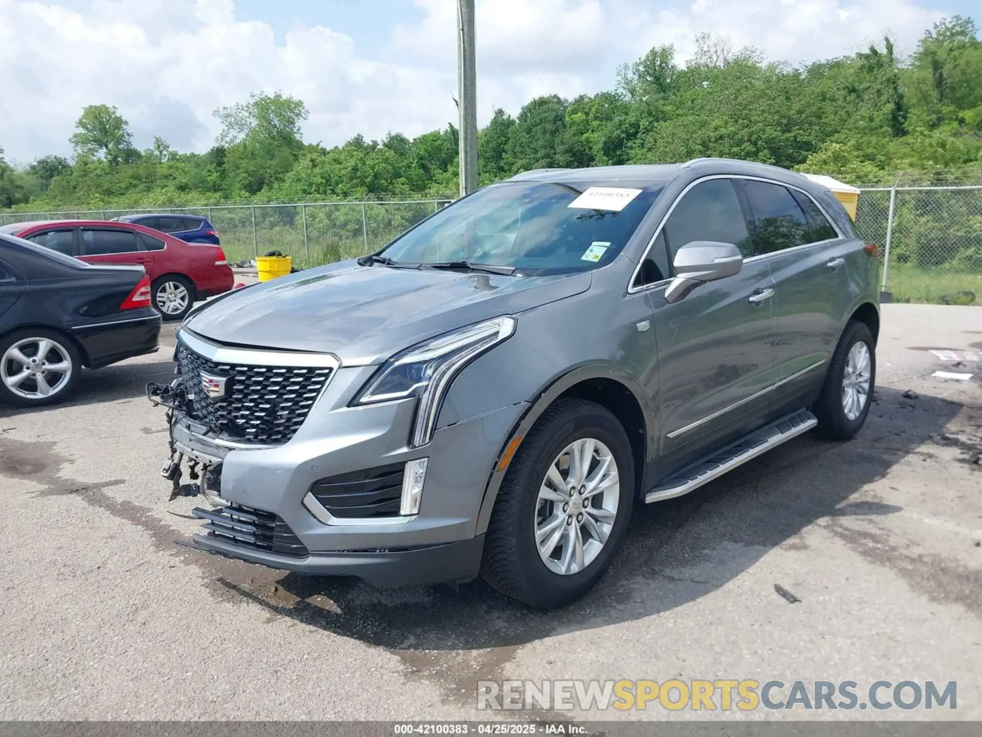 2 Photograph of a damaged car 1GYKNAR48MZ110599 CADILLAC XT5 2021