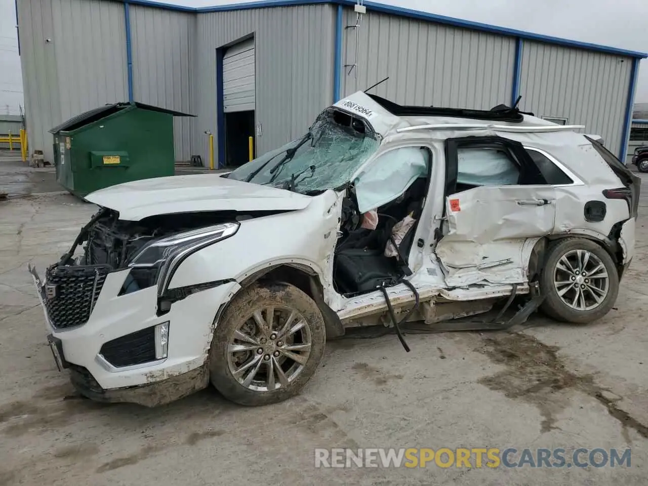 1 Photograph of a damaged car 1GYKNCR41MZ154357 CADILLAC XT5 2021