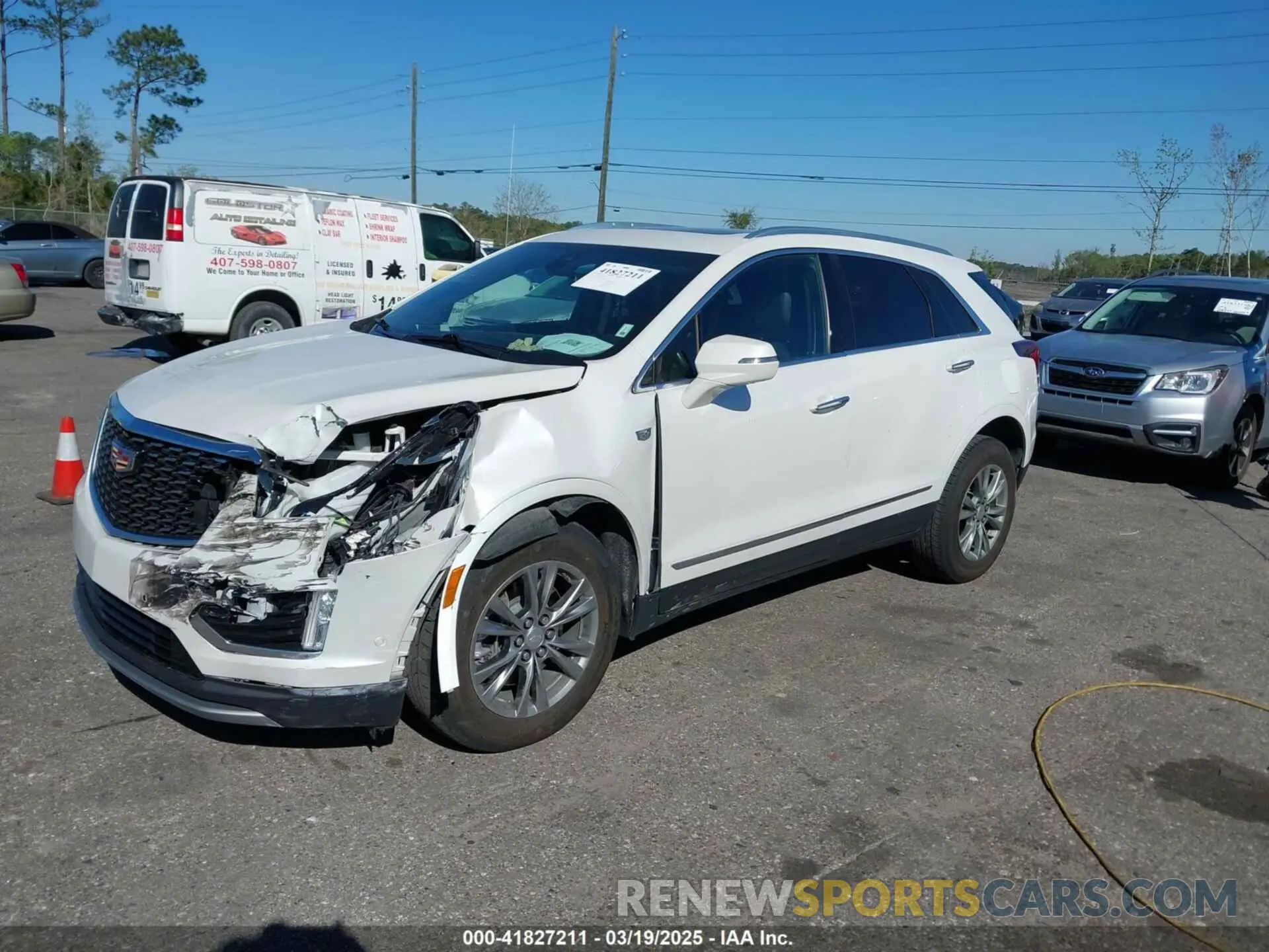 2 Photograph of a damaged car 1GYKNCR48MZ234688 CADILLAC XT5 2021