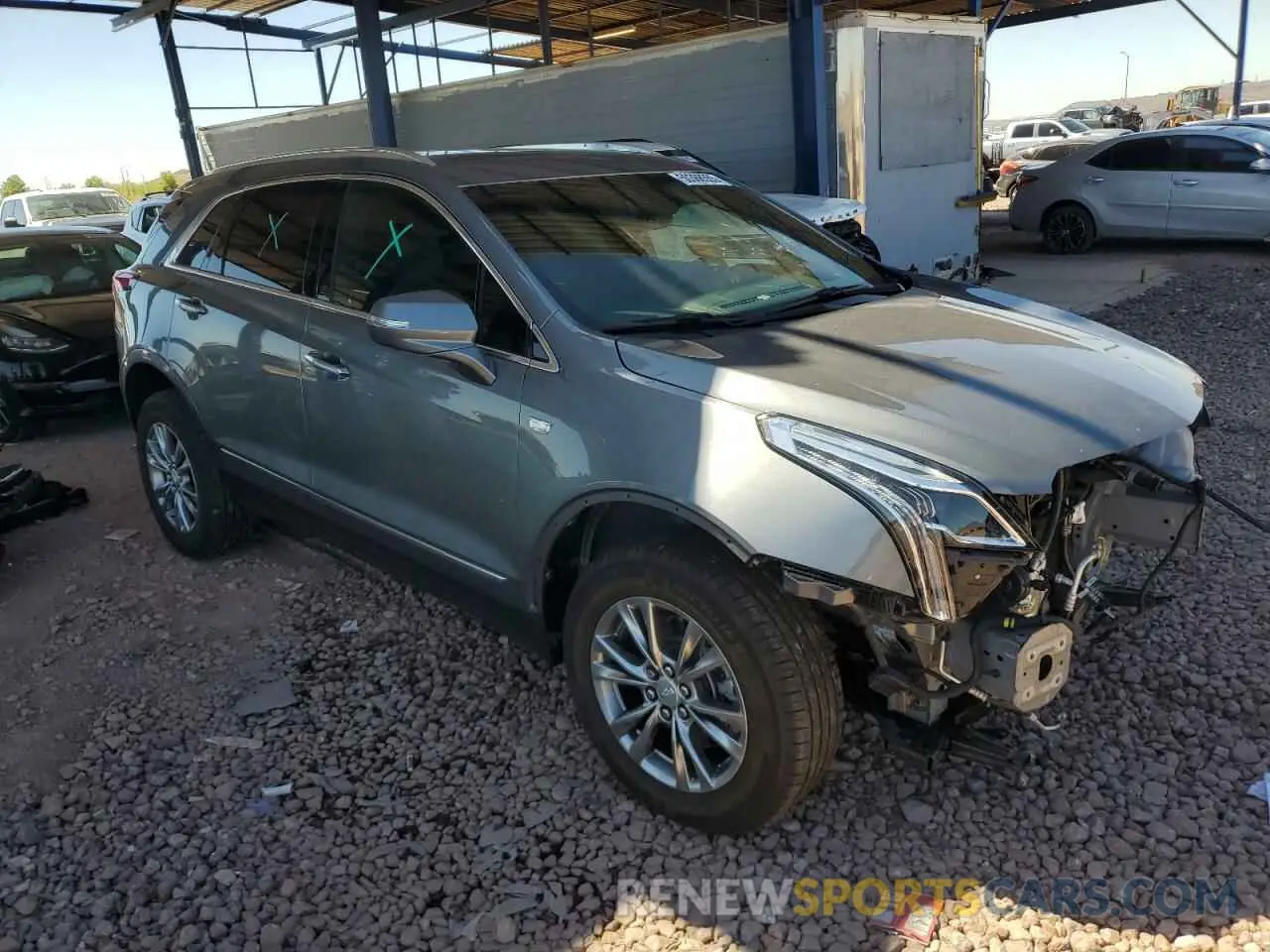 4 Photograph of a damaged car 1GYKNCRS1MZ109854 CADILLAC XT5 2021