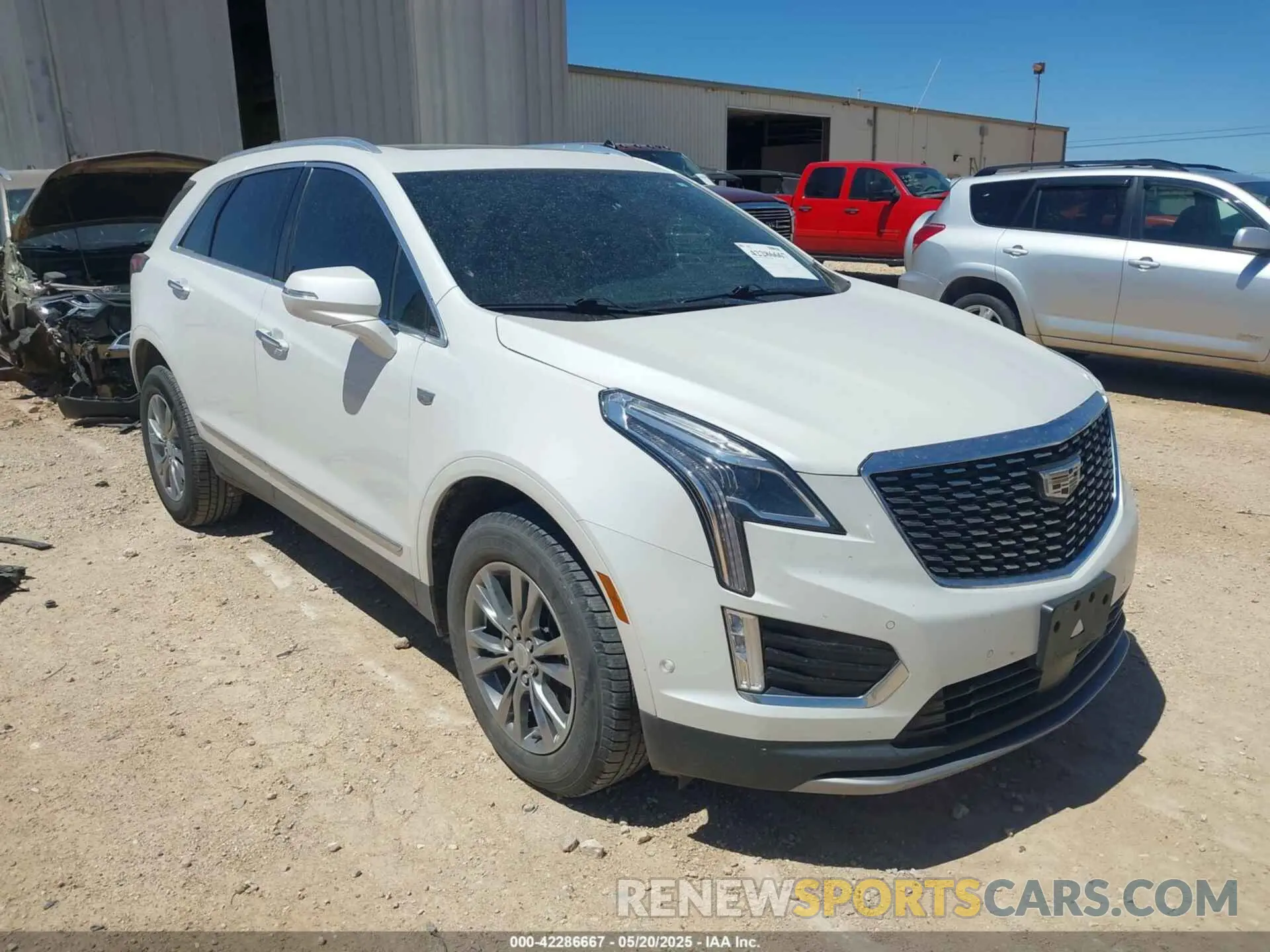 1 Photograph of a damaged car 1GYKNCRS1MZ129036 CADILLAC XT5 2021