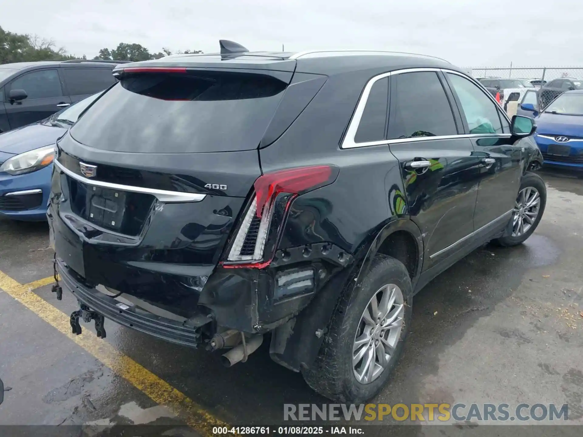 4 Photograph of a damaged car 1GYKNCRS3MZ103893 CADILLAC XT5 2021