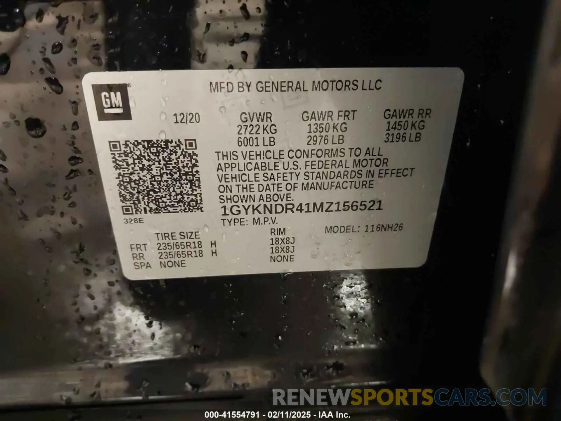 9 Photograph of a damaged car 1GYKNDR41MZ156521 CADILLAC XT5 2021