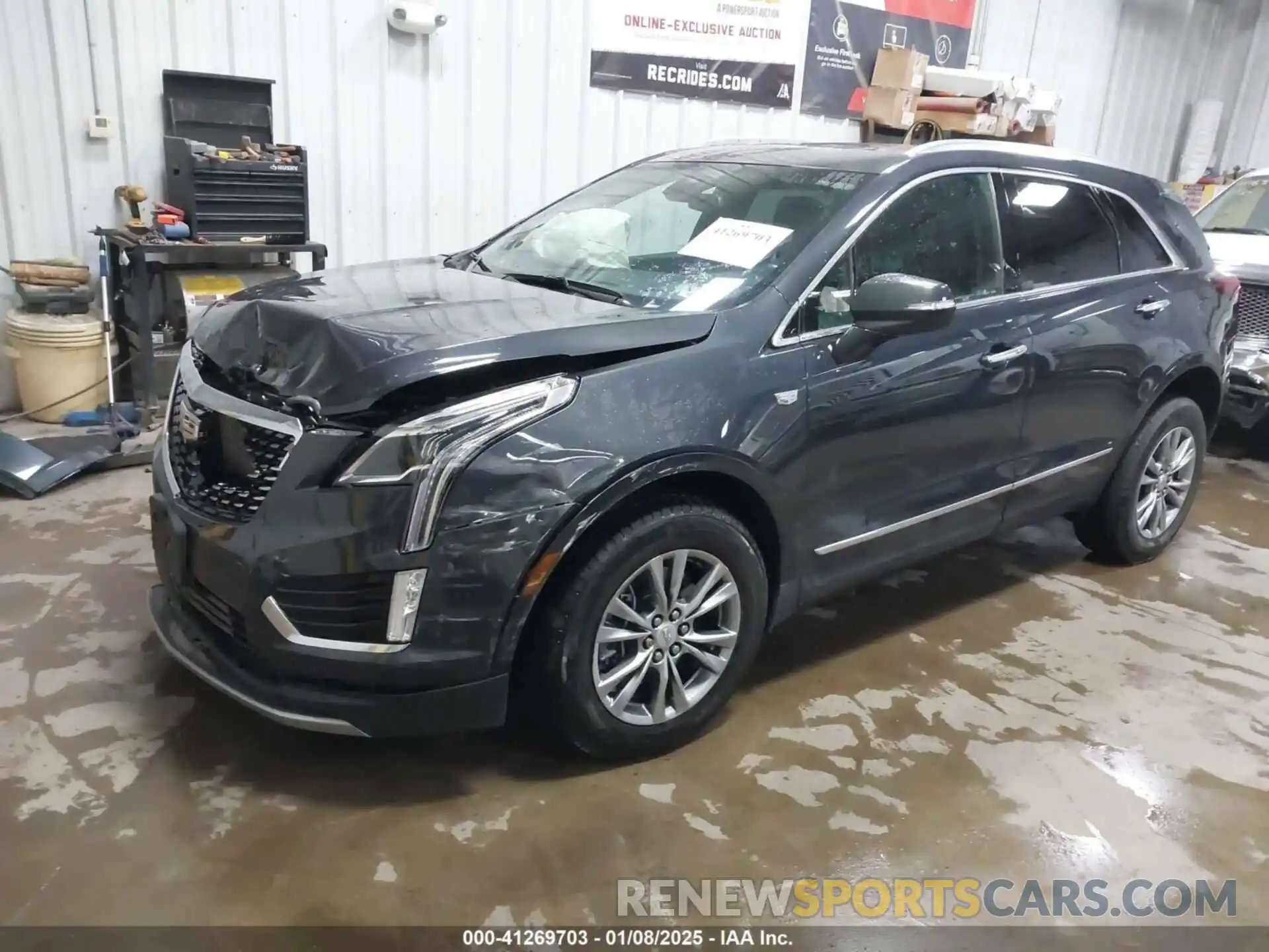 2 Photograph of a damaged car 1GYKNDRS1MZ148806 CADILLAC XT5 2021