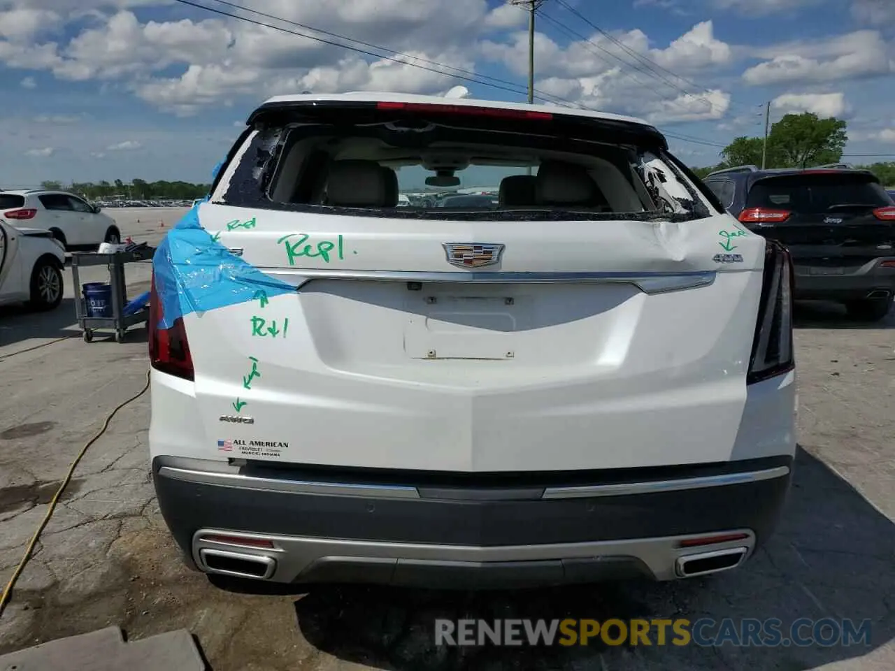 6 Photograph of a damaged car 1GYKNDRS4MZ168399 CADILLAC XT5 2021
