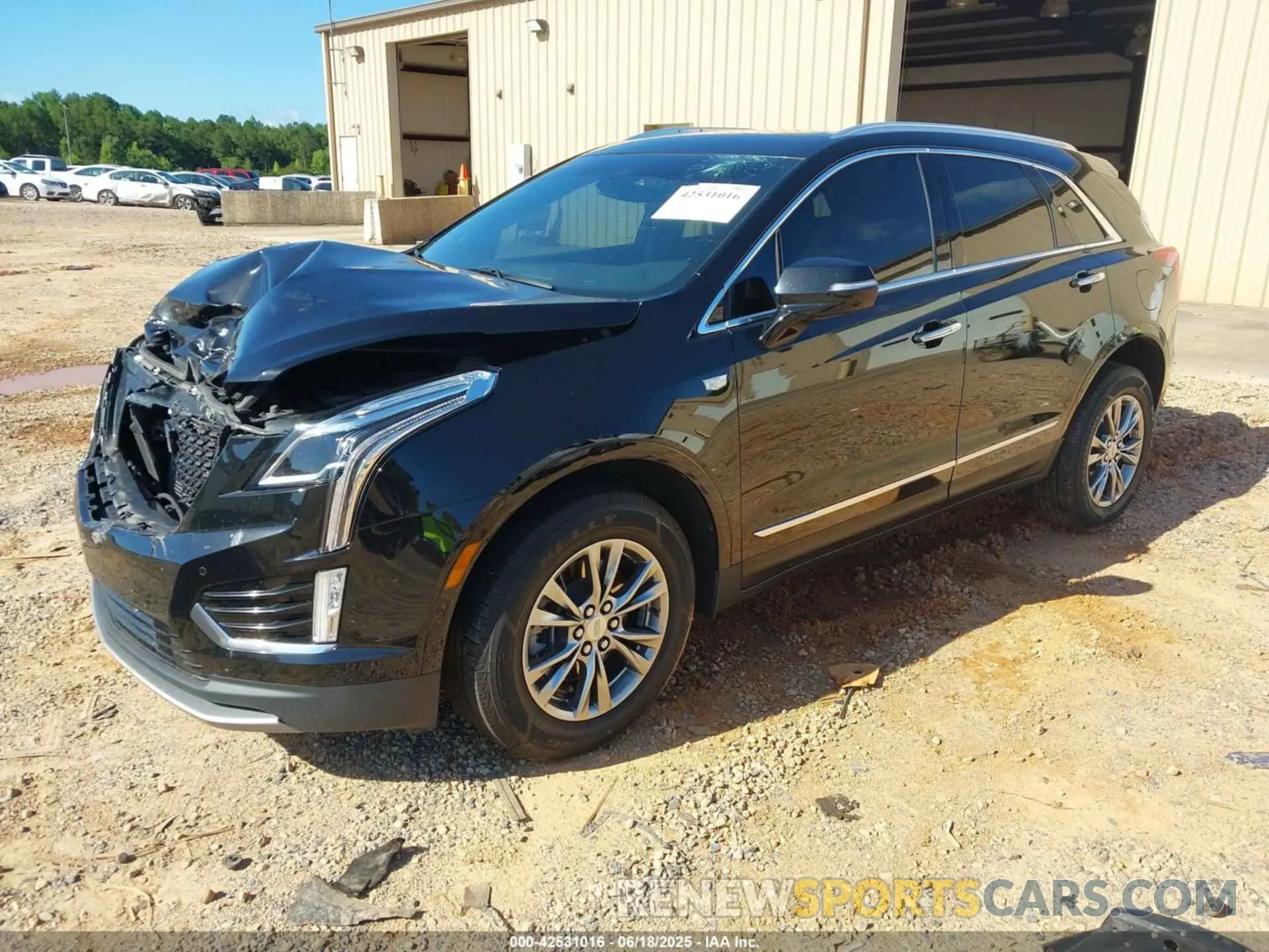 2 Photograph of a damaged car 1GYKNDRS6MZ156366 CADILLAC XT5 2021